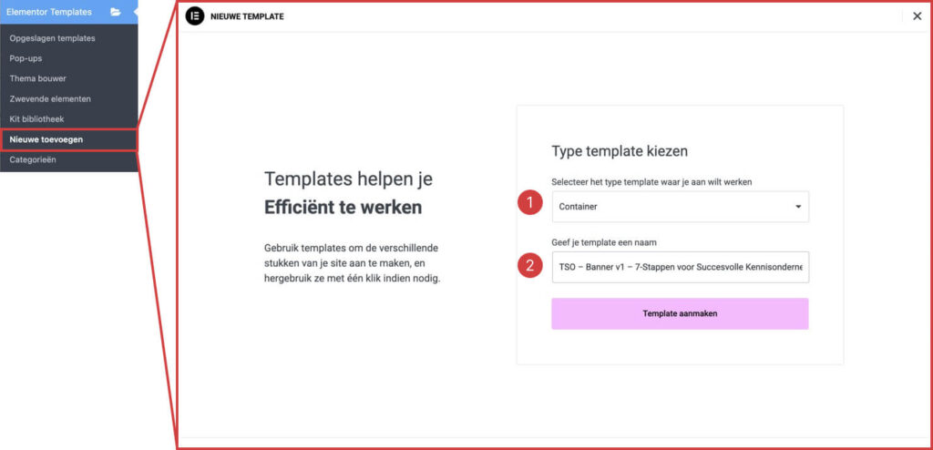 Creëer een two step optin banner voor in je content