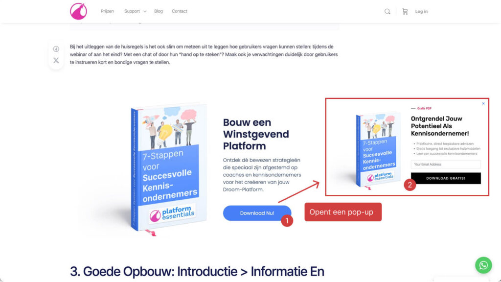 Two Step Optin proces in werking voor optimale lead generation