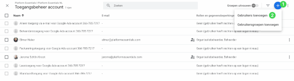 2 google analytics toegangsbeheer gebruiker toevoegen